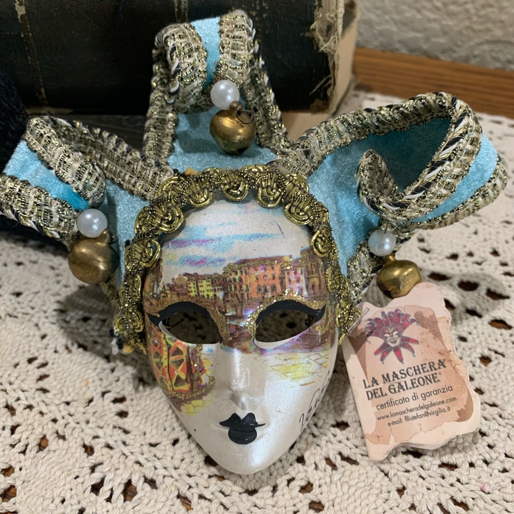 Hand made jester mask